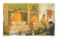 Phuket - Statue of the famous monks of Phuket at Wat Chalong